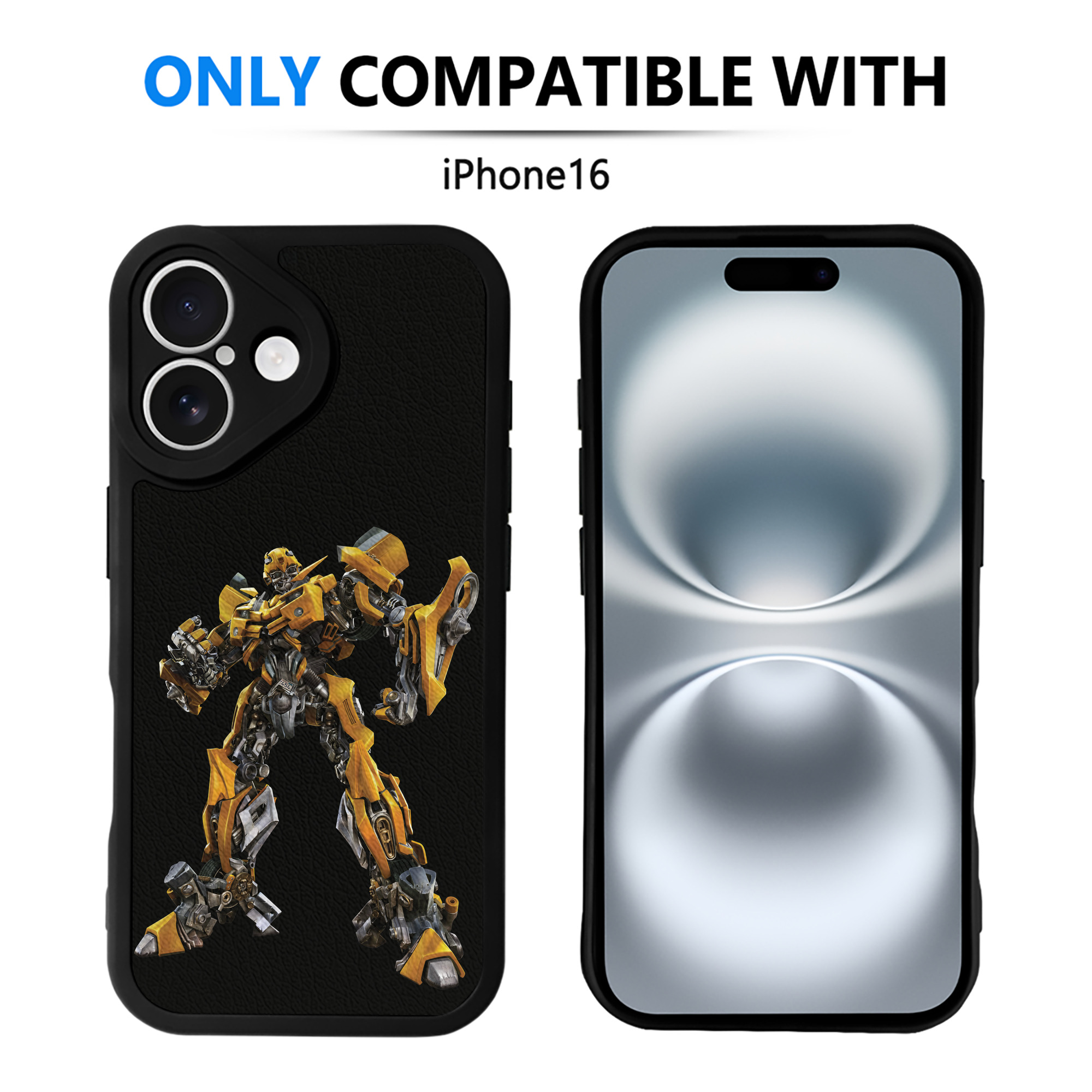 （画像用）  【iPhone 16シリーズ対応】シリコンスマホケース（レザー調） 材質：シリコン